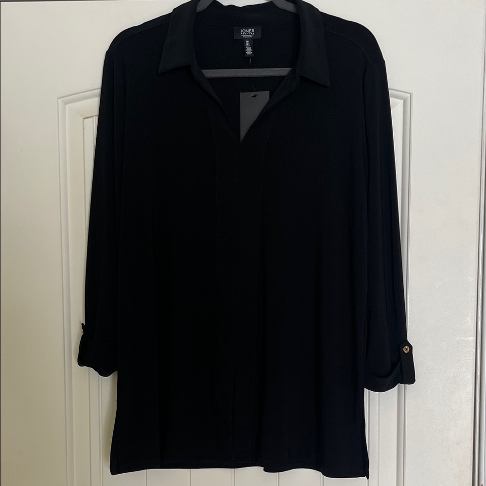 Jones New York Black Blouse